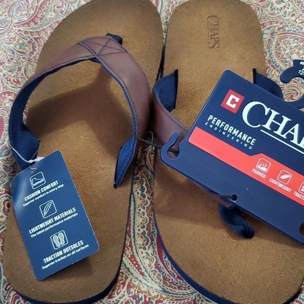 🏈 NIB CHAPS FLIP FLOPS